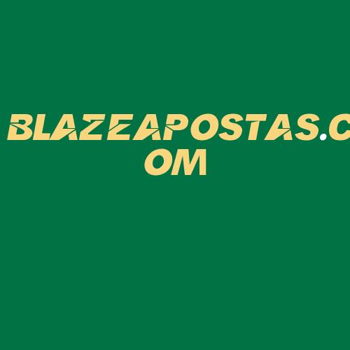 Logo da BLAZEAPOSTAS